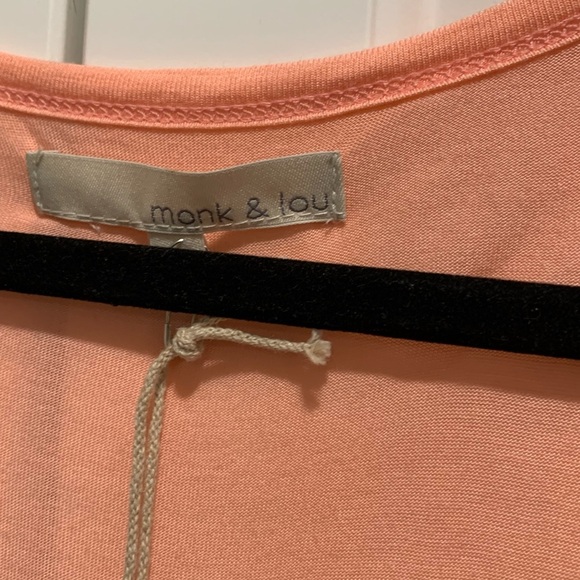 NWT- size S Monk & Lou peach tunic, - Picture 5 of 16